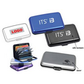 RFID Blocking Aluminum Credit Card Holder-Wallet Case W/7 Expandable Pockets Inner